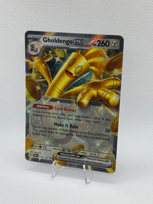 Pokemon Paradox Rift English Card | PAR | Gholdengo EX #139