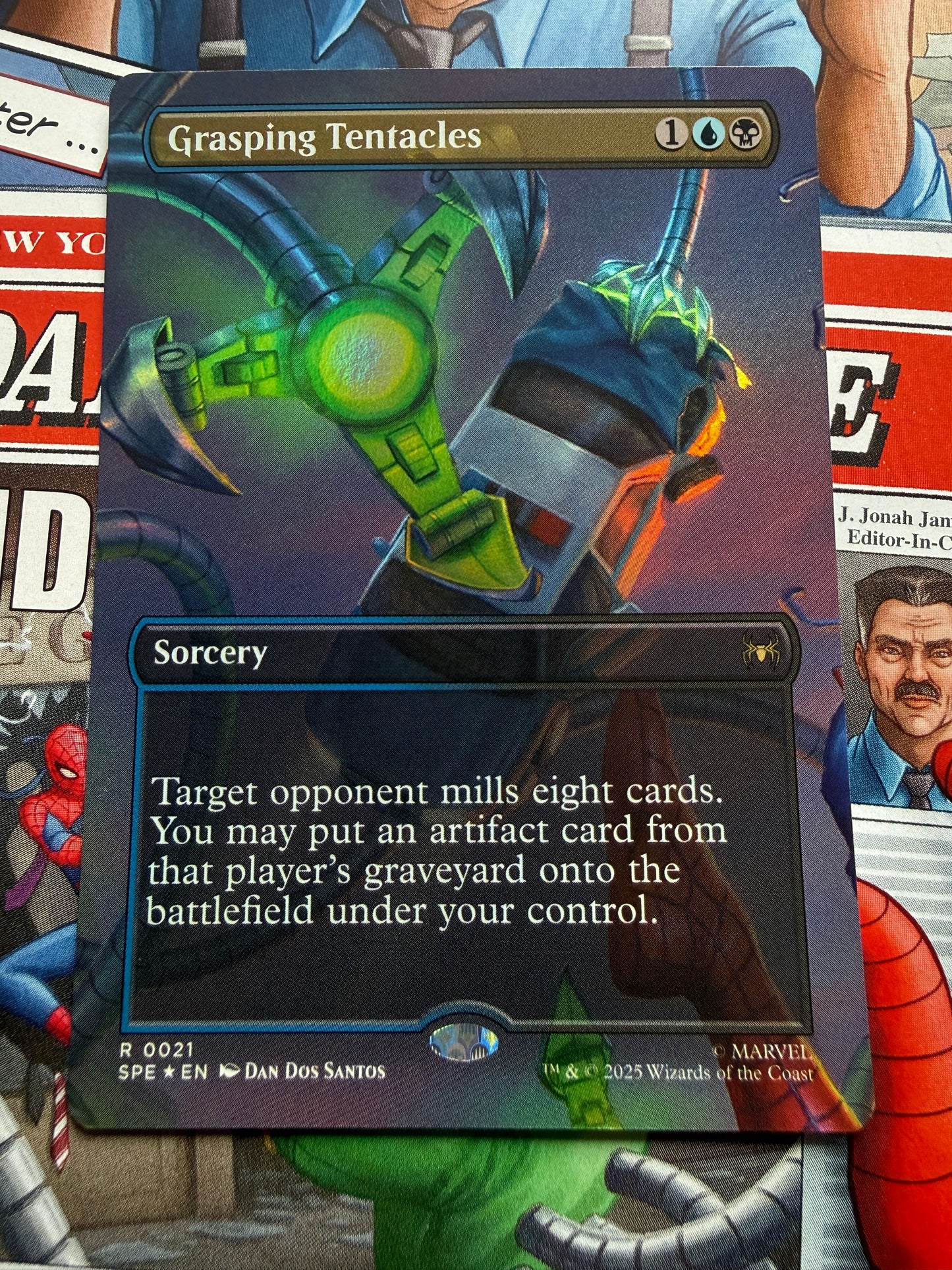 Grasping Tentacles (FOIL) | 0021 MARVEL'S SPIDER-MAN ETERNAL | Magic the Gathering Single Card