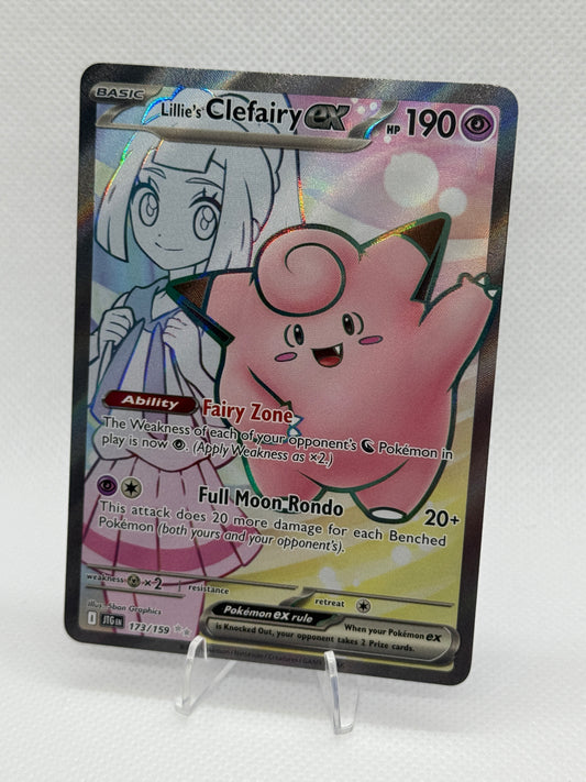 Pokemon Journey Together English Card | JTG | Lillie's Clefairy Ex #173