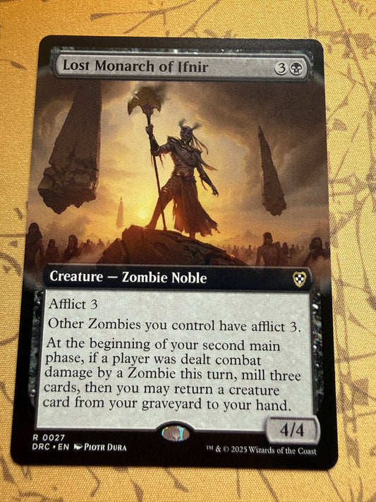 Lost Monarch of Ifnir (Extended Art) | Magic the Gathering | Aetherdrift