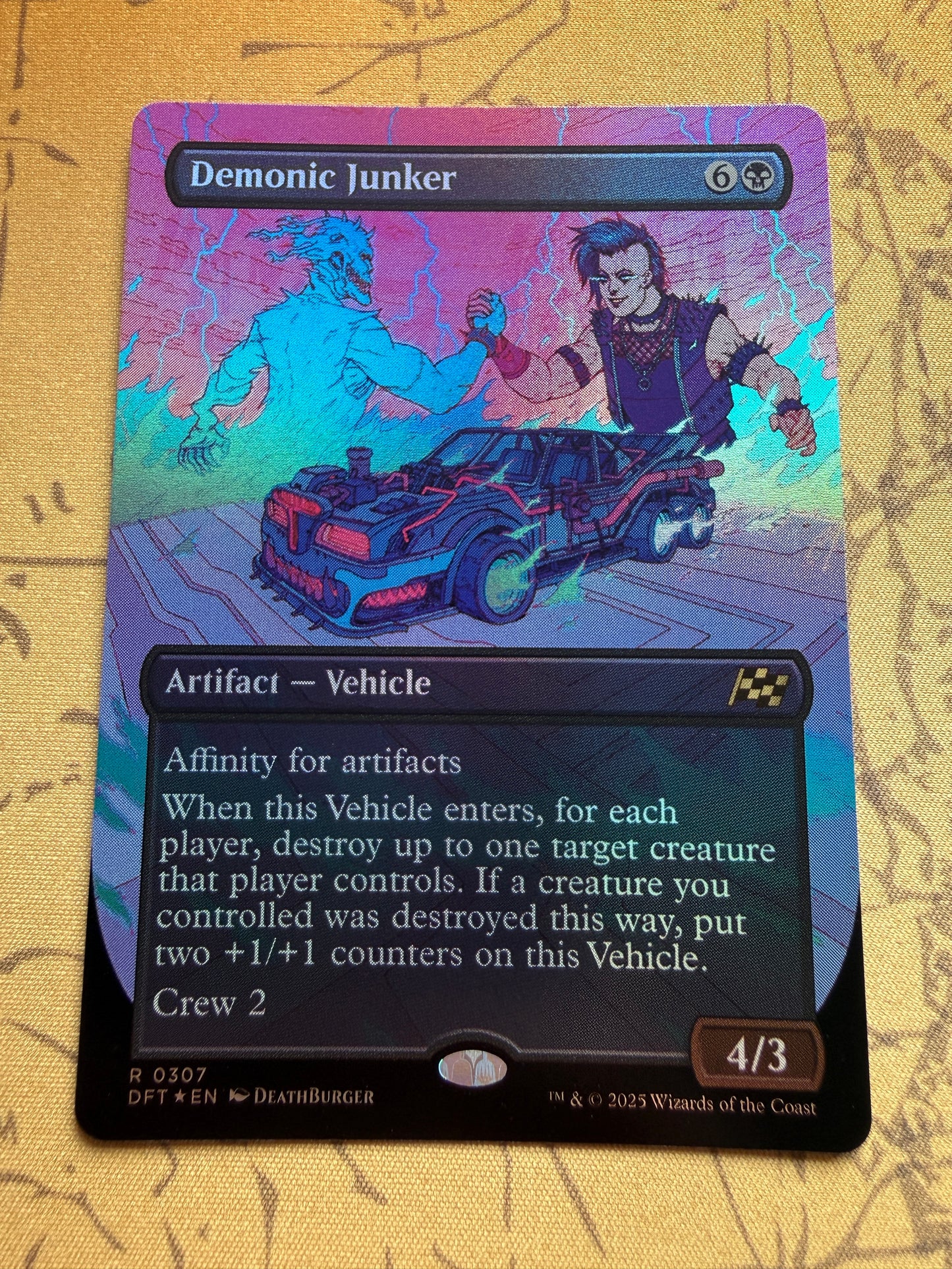 Demonic Junker #307 | Magic the Gathering | Aetherdrift