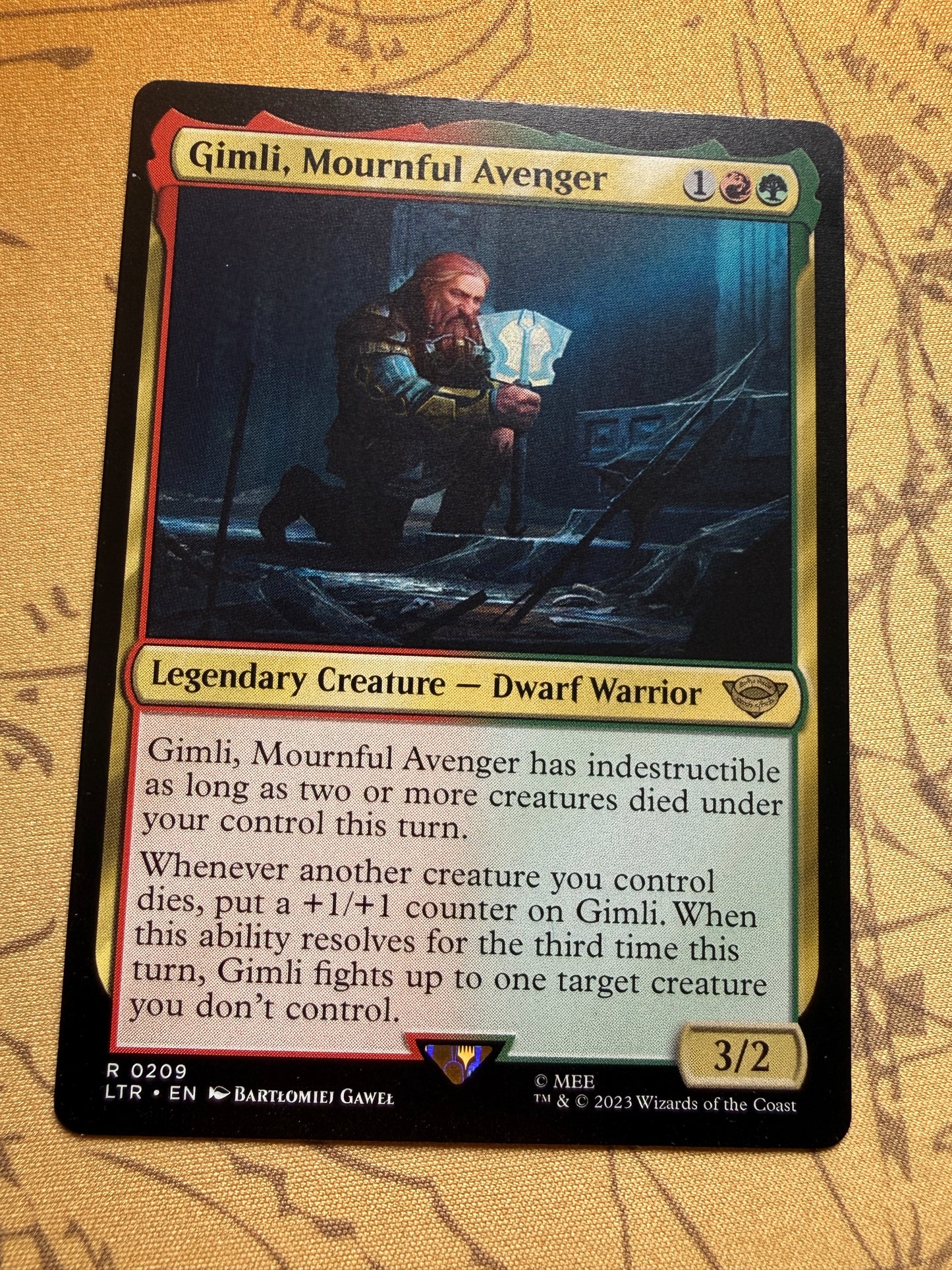 Gimli, Mournful Avenger #209 | Magic | Lord Of The Rings
