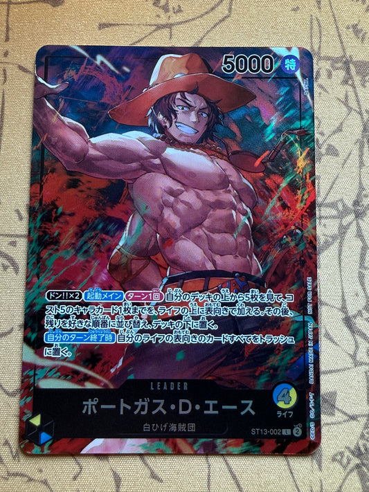 7-Eleven Portgas D. Ace L ST13 002 | One Piece | Japanese Promo