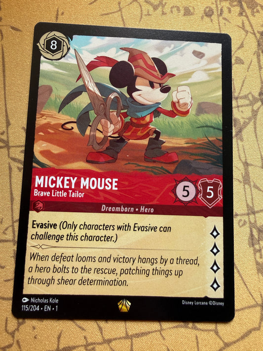 Mickey Mouse - Brave Little Tailor #115 Lorcana First Chapter