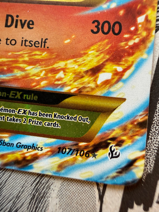 M Charizard EX #107 Pokemon Flashfire XY