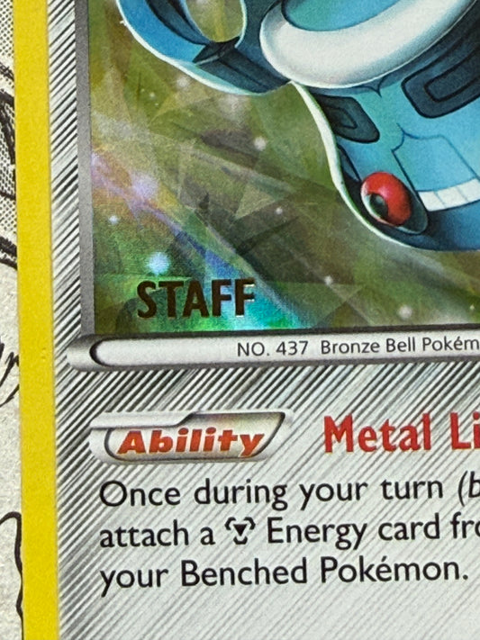 Bronzong #XY21 STAFF Pokemon Promo | Phantom Forces XY