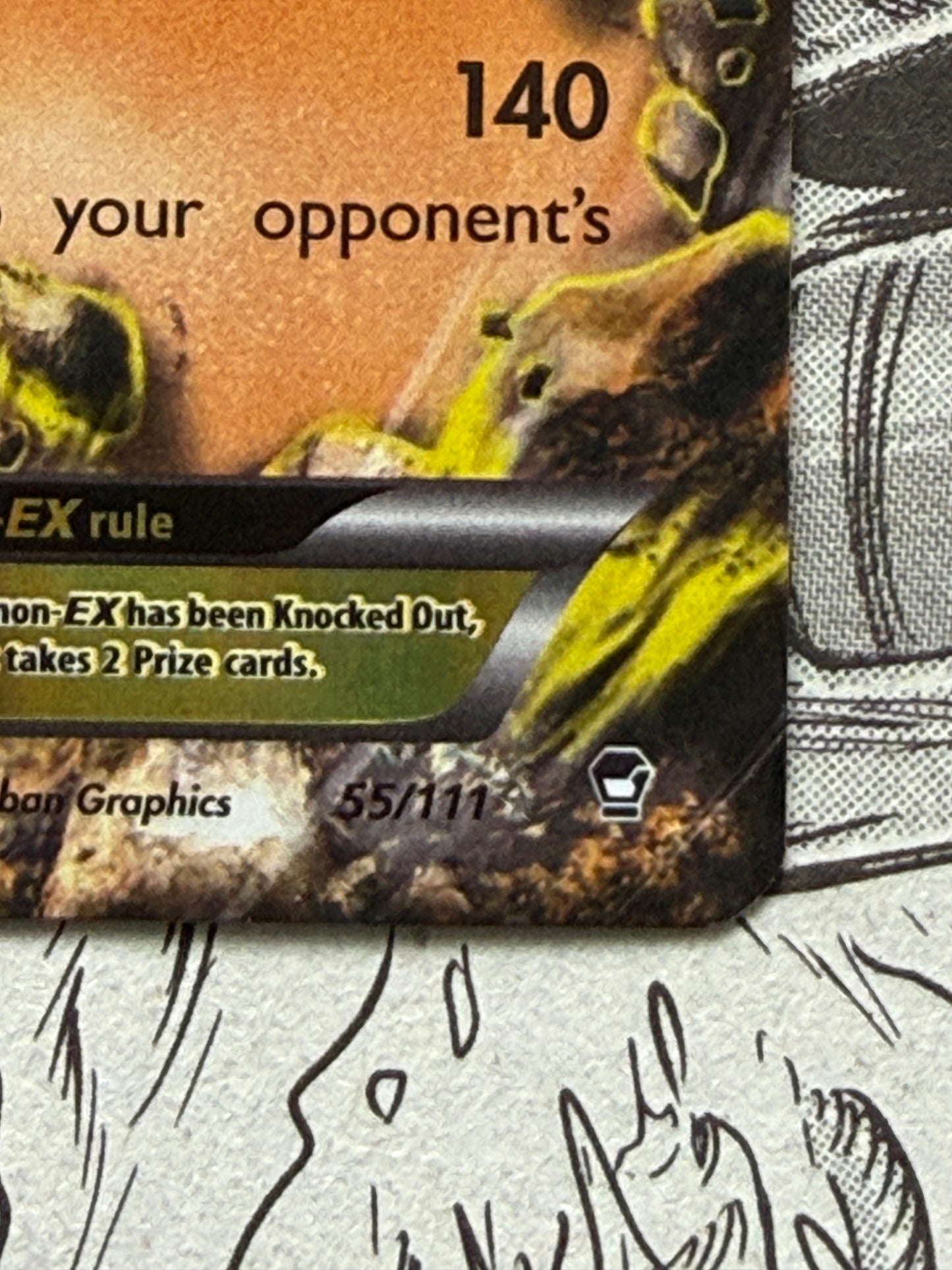 M Lucario EX #55 Pokemon Furious Fists XY