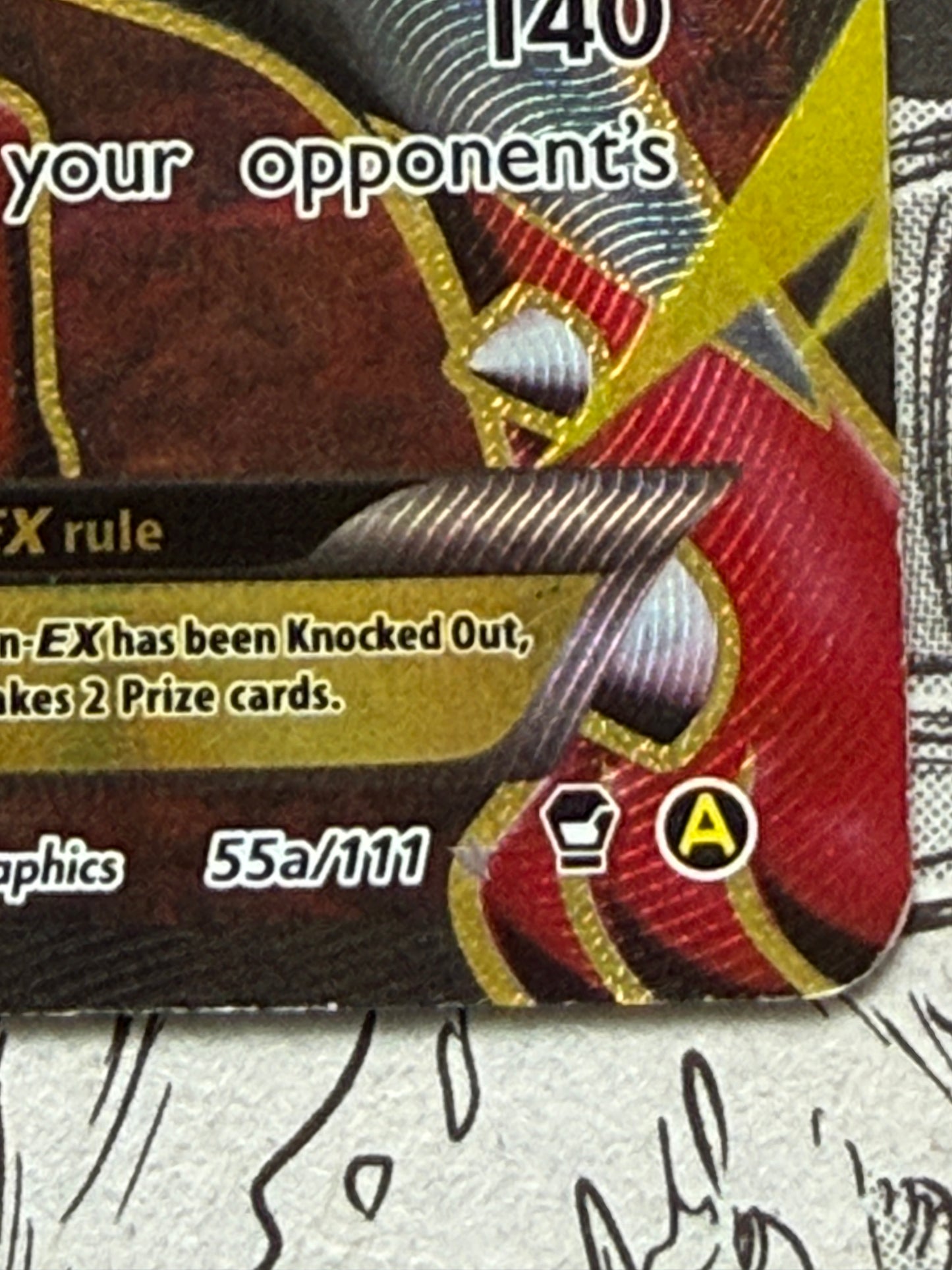 M Lucario EX #55a Pokemon Furious Fists XY