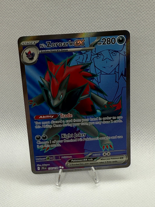 N's Zoroark Ex #175 | Pokemon English | Journey Together JTG