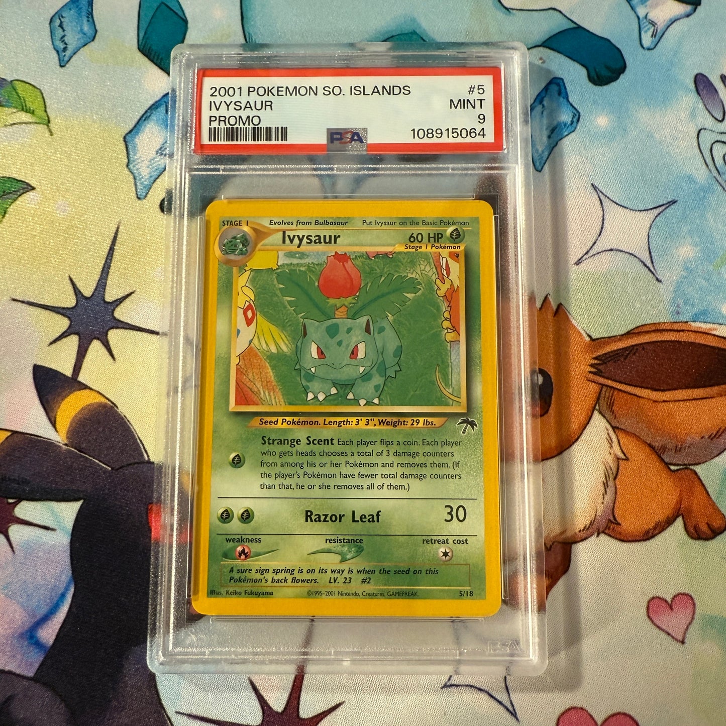 2001 | Pokemon Japanese | Southern Islands | Ivysaur Promo | PSA 9