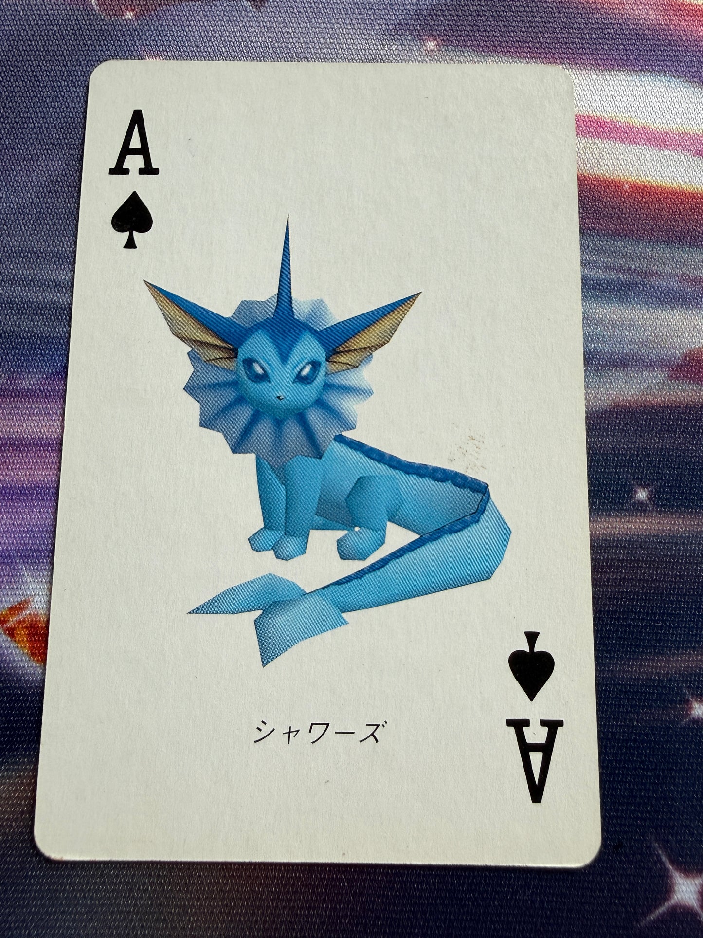 1998 Pokemon Stadium Red | Vaporeon | Ace of Spades