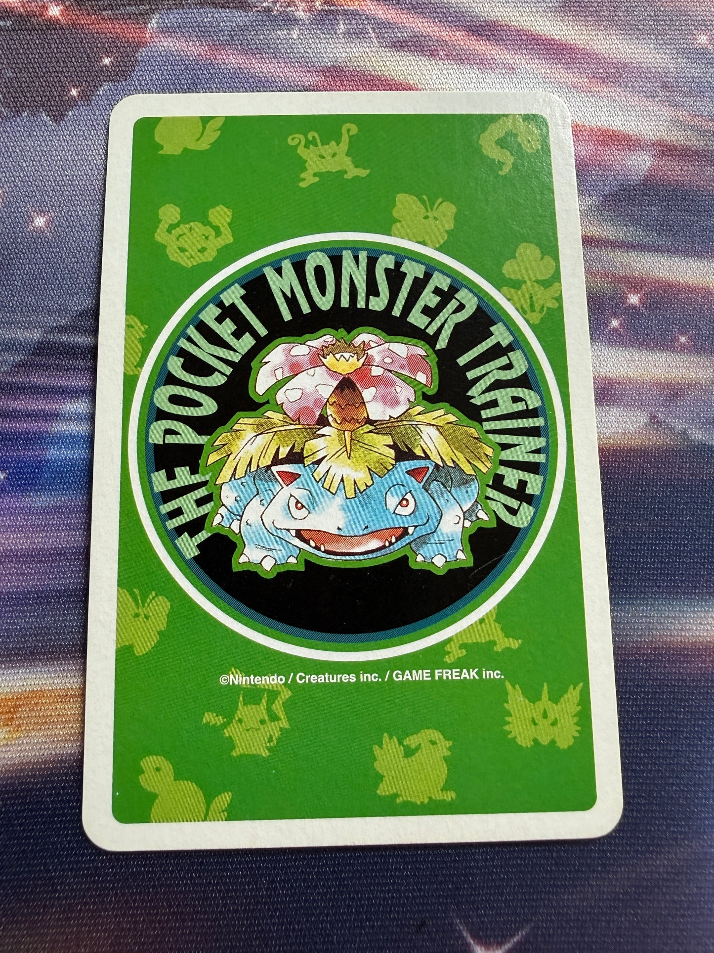 Onix #95 | Venusaur Green Poker Cards | 7 of Clubs