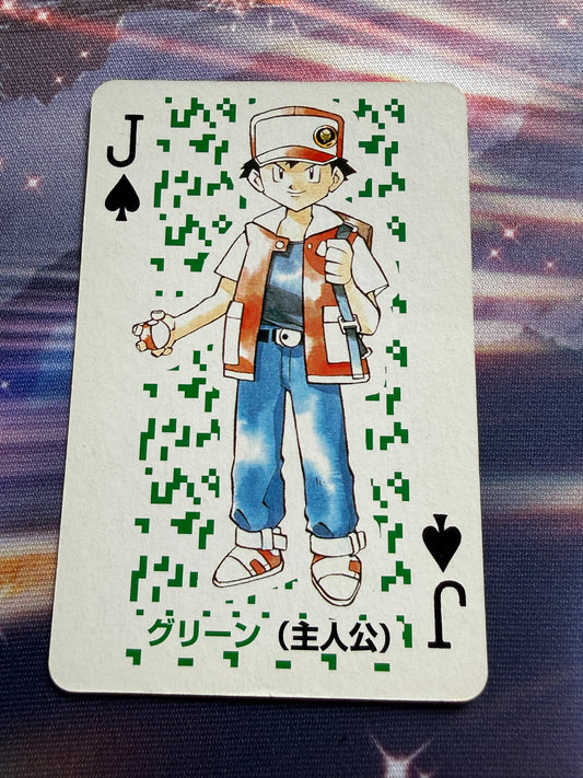 Ash | Venusaur Green Poker Cards | Joker