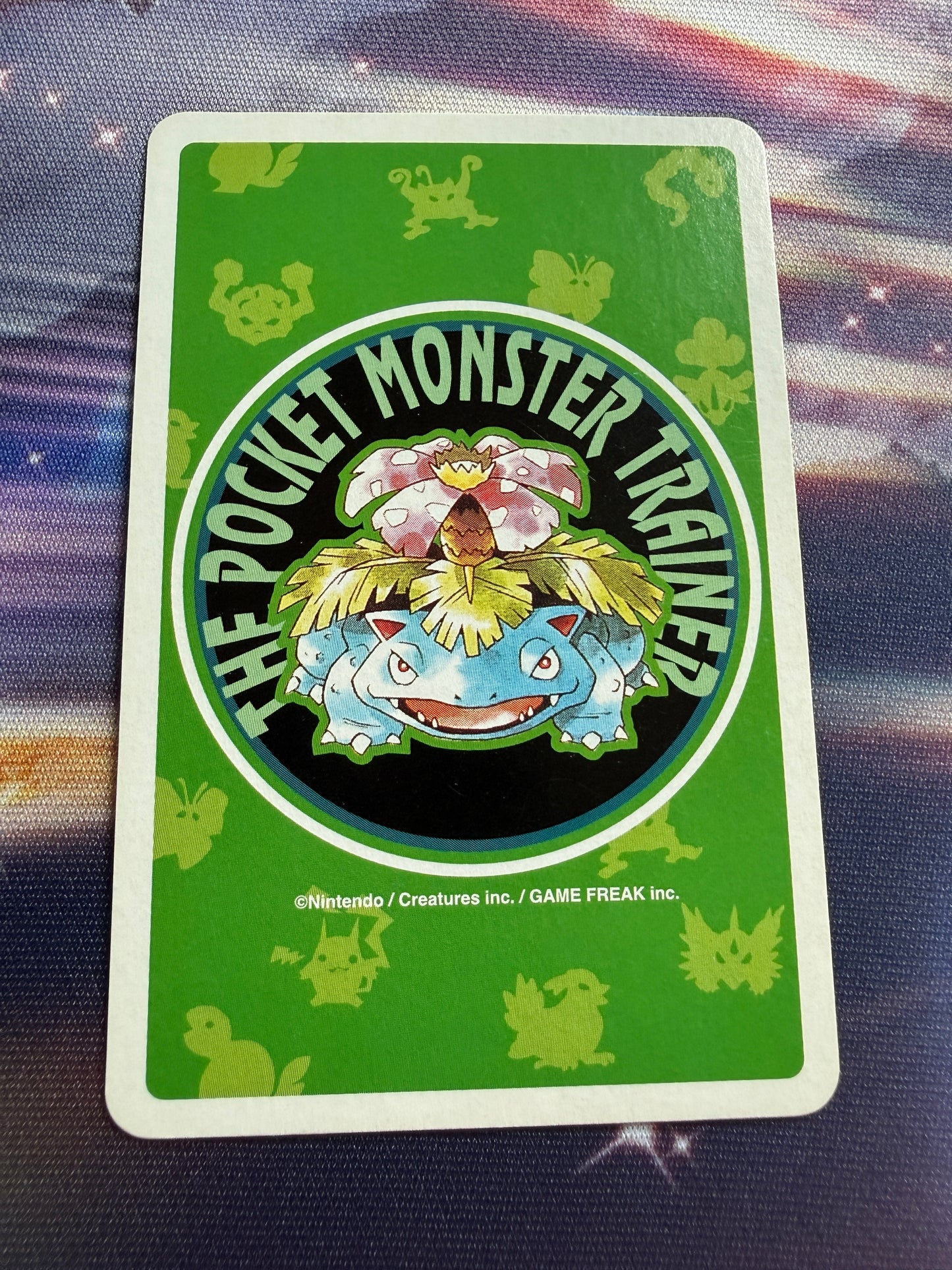 Raichu #26 | Venusaur Green Poker Cards | 3 of Diamonds
