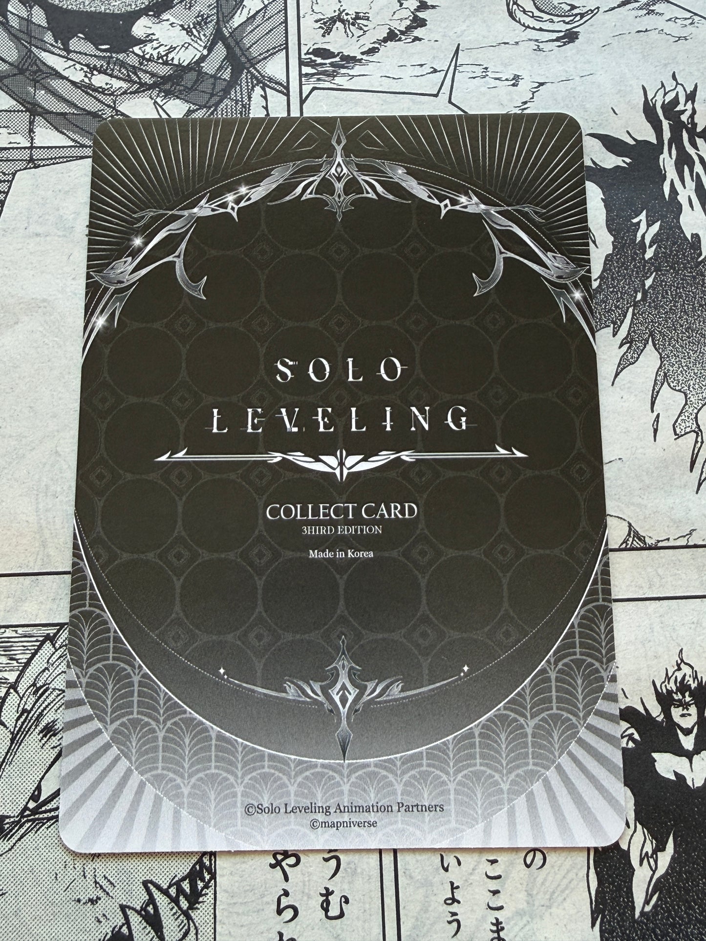 Solo Leveling Mapniverse 3rd Edition | Choi jong-In UR 1 Stars SL3E-089