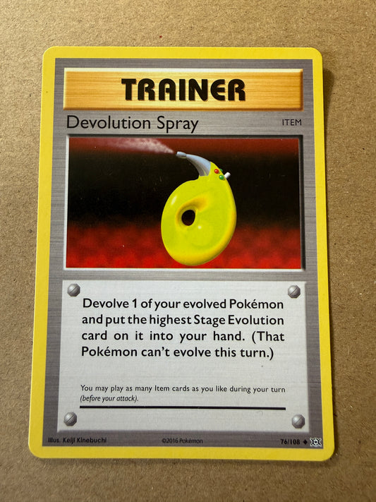 2016 XY Evolutions | Pokemon | Non-Holo Devolution Spray #76