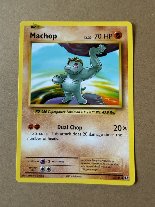 2016 XY Evolutions | Pokemon | Non-Holo Machop #57