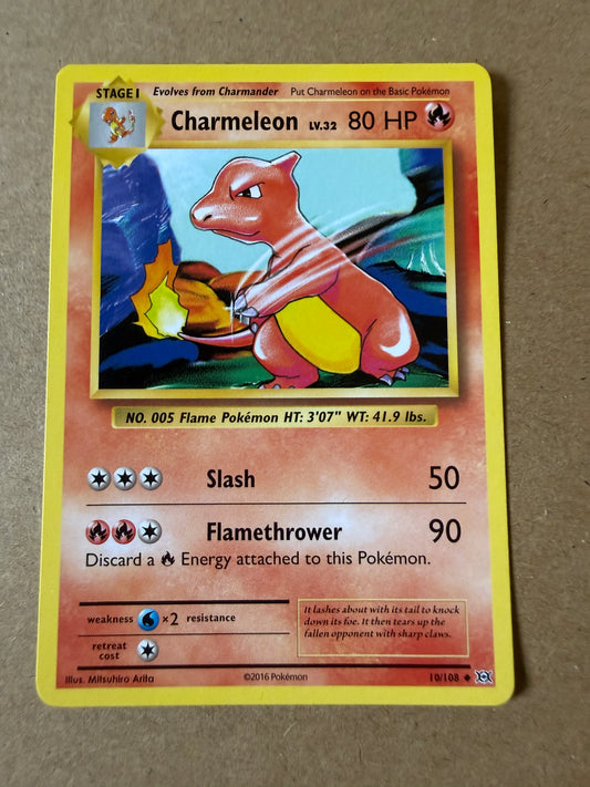 2016 XY Evolutions | Pokemon | Non-Holo Charmeleon #10