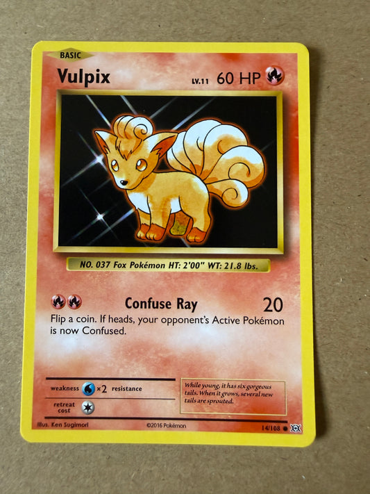 2016 XY Evolutions | Pokemon | Non-Holo Vulpix #14
