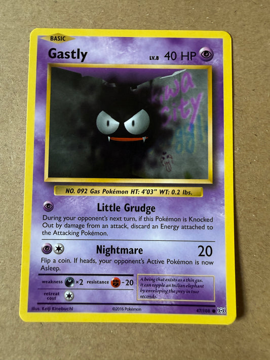2016 XY Evolutions | Pokemon | Non-Holo Gastly #47