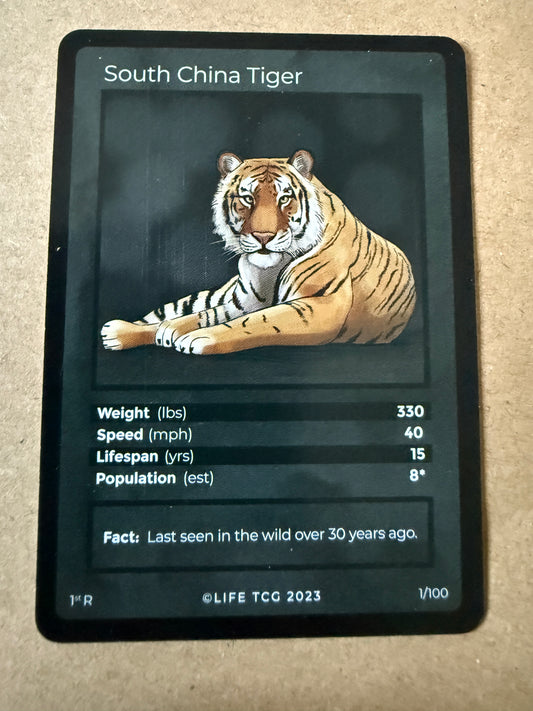 2023 LIFE TCG Mammals | South China Tiger R 1st #1
