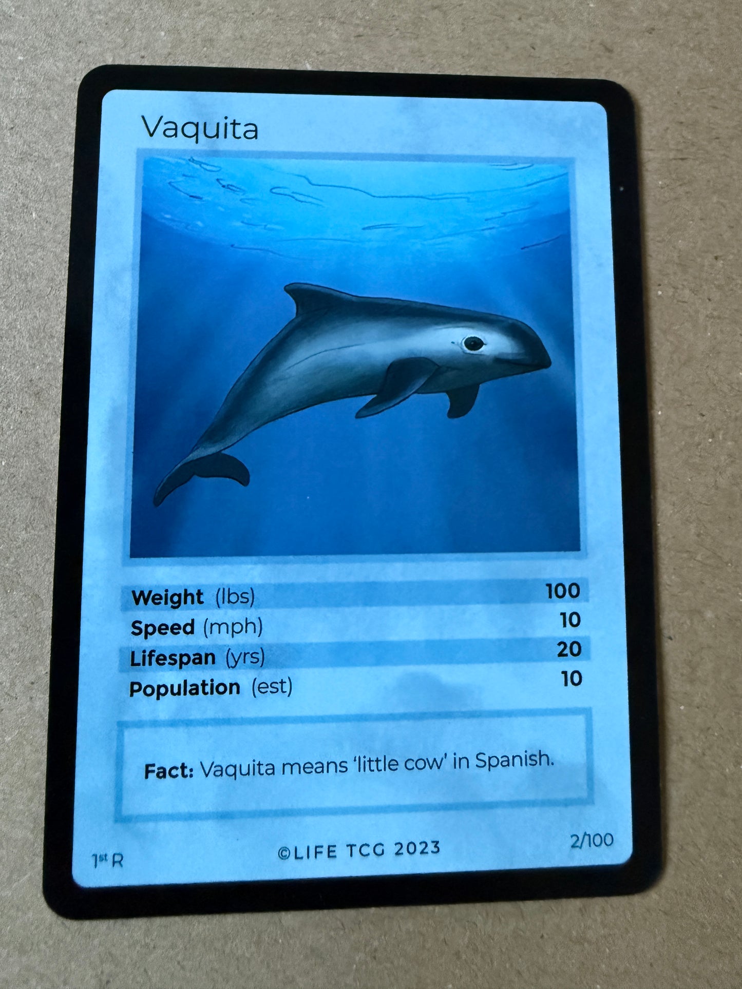 2023 LIFE TCG Mammals | Vaquita R 1st #2