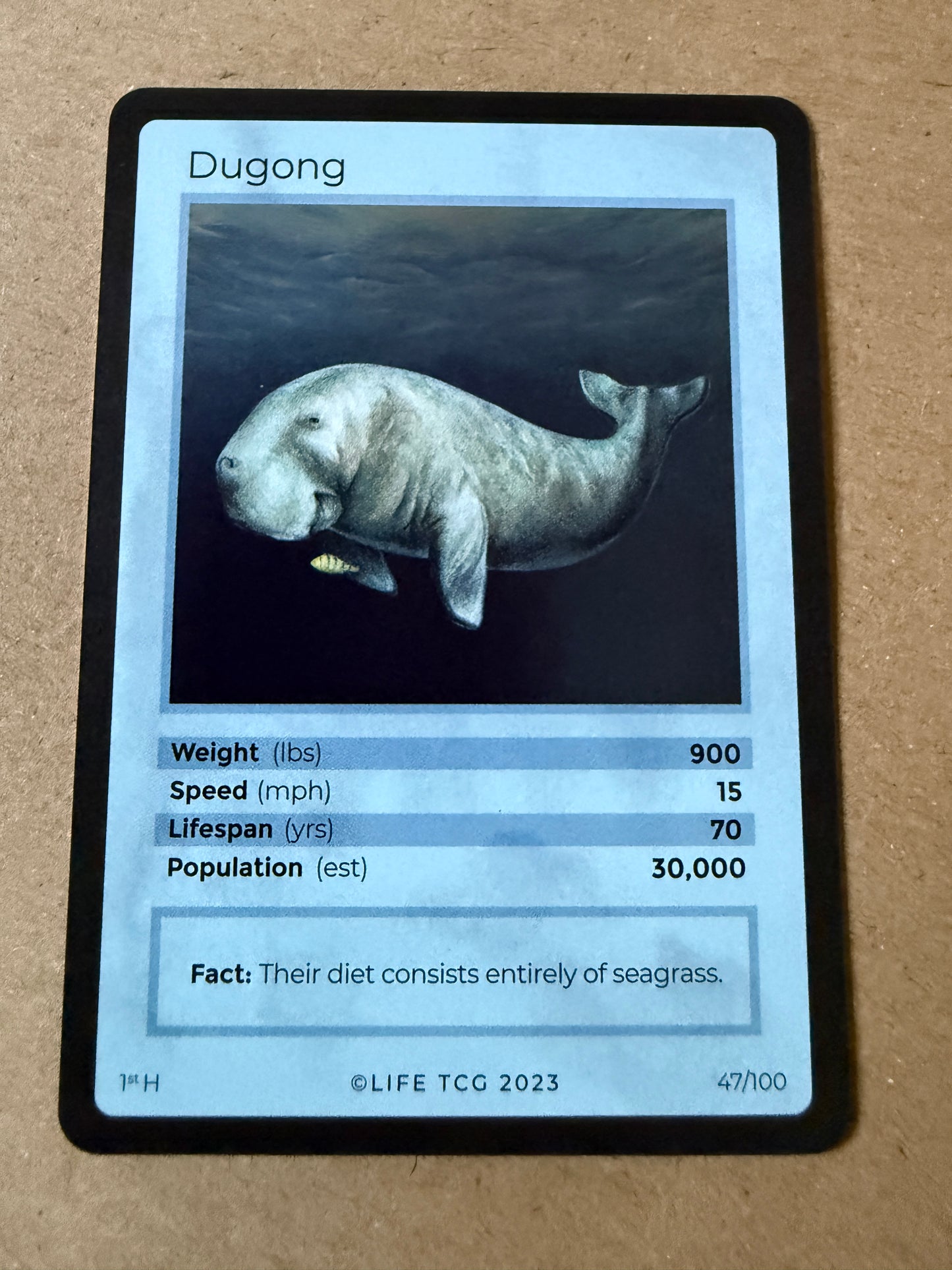 2023 LIFE TCG Mammals | Dugong Holo 1st #47