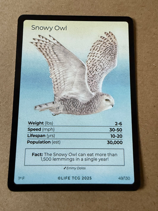 2025 LIFE TCG Birds | Snowy Owl 1st F #49