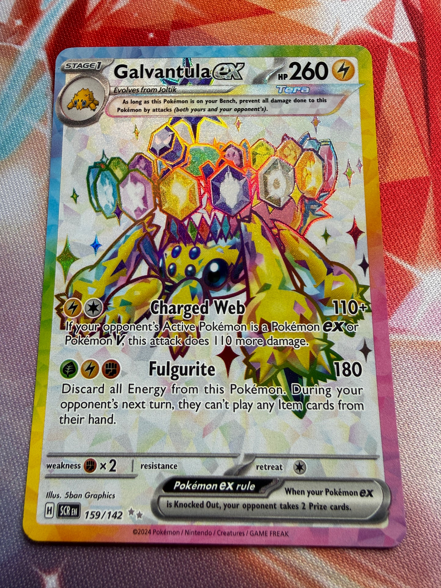 Galvantula Ex #159 | Pokemon Stellar Crown