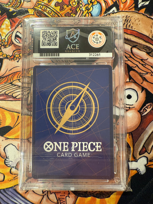 One Piece | English | 2024 The Best | Monkey D Luffy | OP01-024 SR* Alt | ACE Graded 10