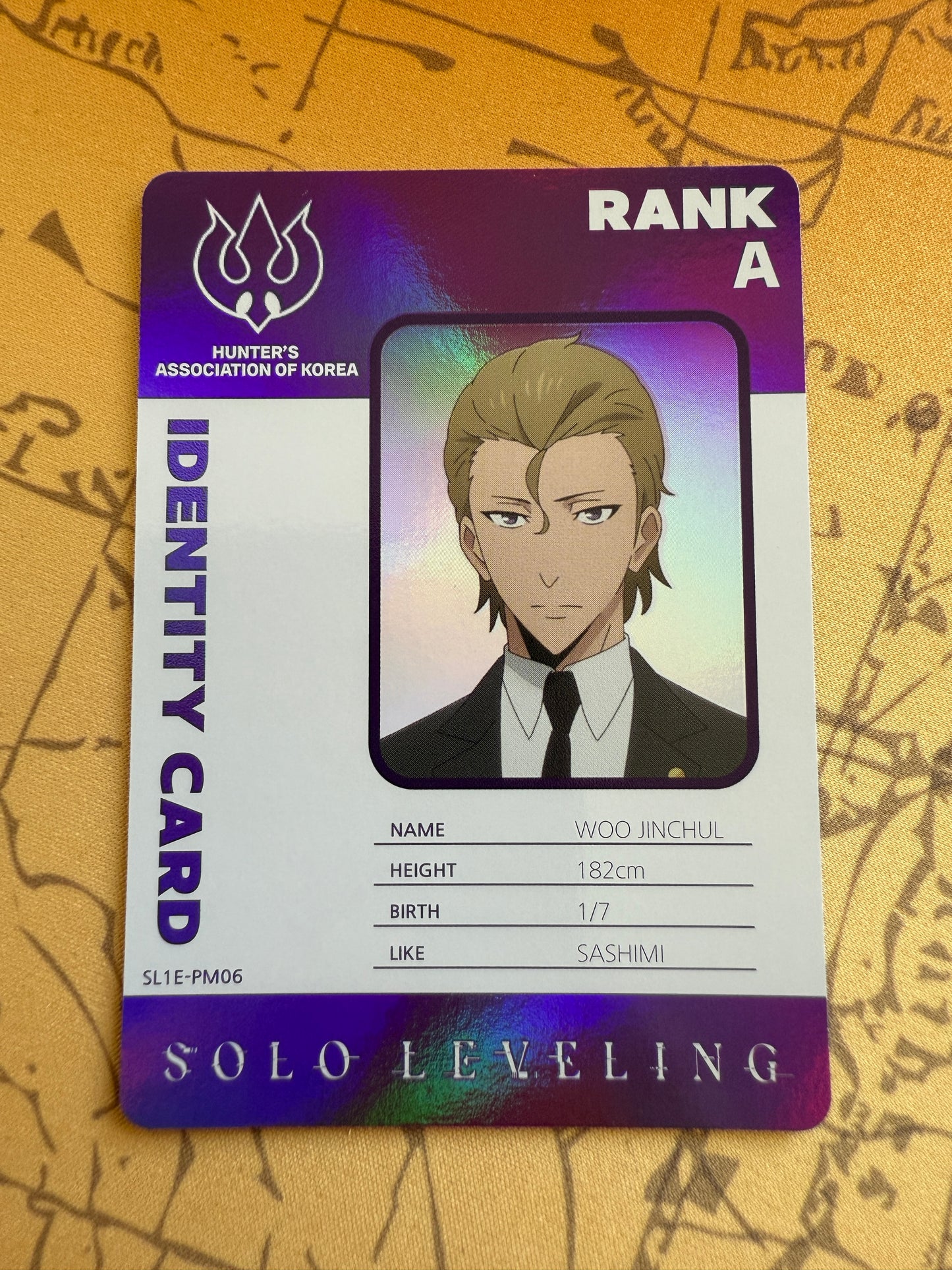 Solo Leveling Mapniverse | Woo Jinchul Identity Card | SL1E-PM06
