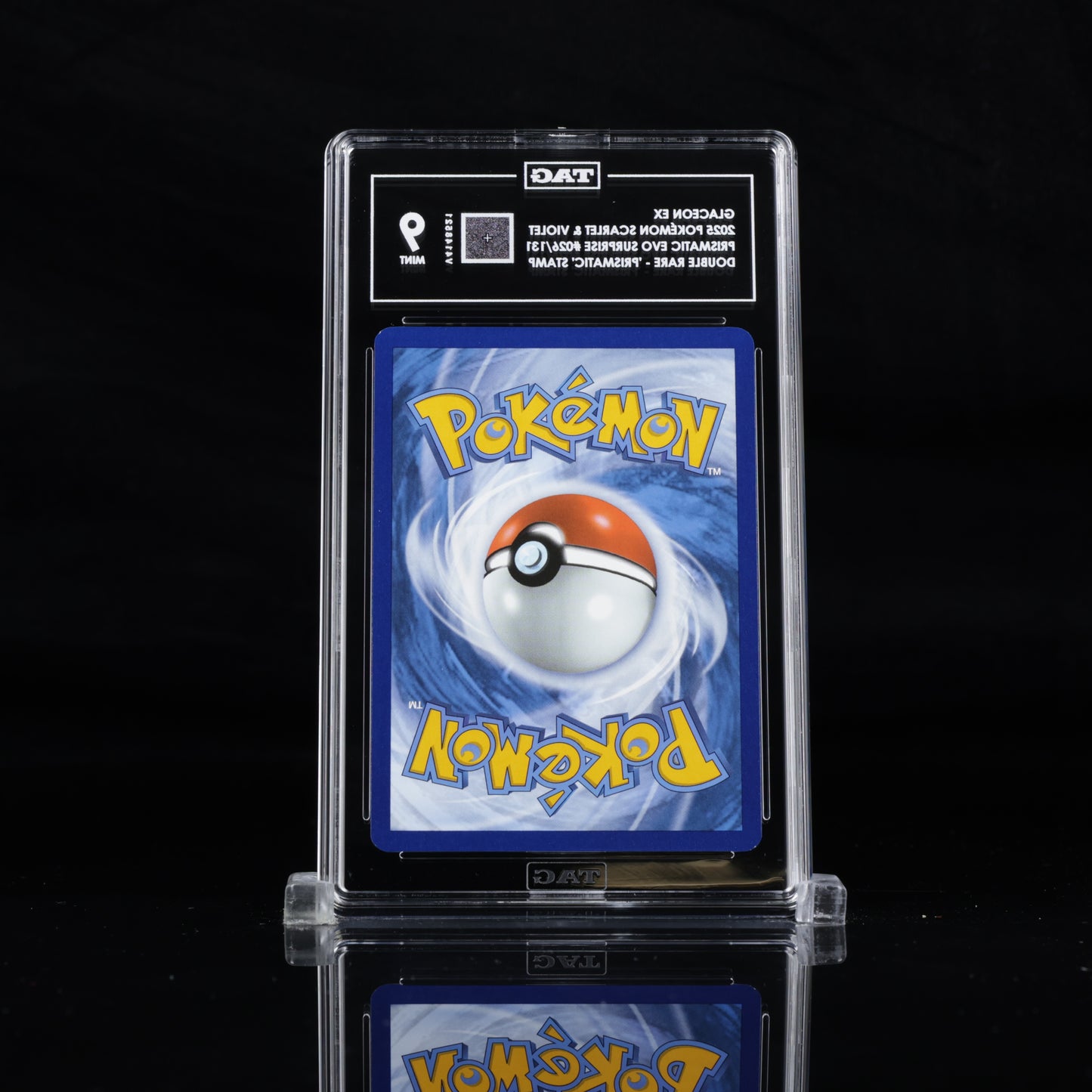 Glaceon EX #26 Prismatic Stamp | Pokemon Prismatic Evolutions Surprise | TAG 9