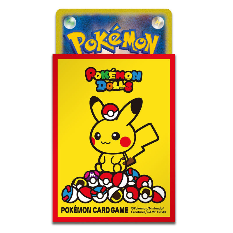 Card Sleeves Red Ver. Pokémon Dolls - Pack of 64
