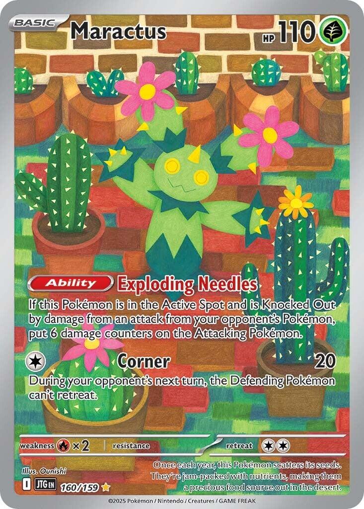 Pokemon Journey Together English Card | JTG | Maractus #160