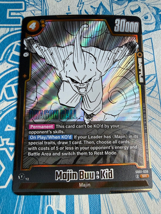 Majin Buu Kid SB01-039 SR - Dragon Ball Super Fusion World Manga Booster SB01