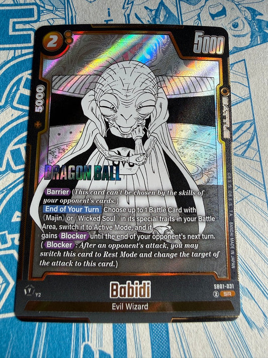Babidi SB01-031 SR Foil DRAGON BALL Fusion World Manga Booster 01