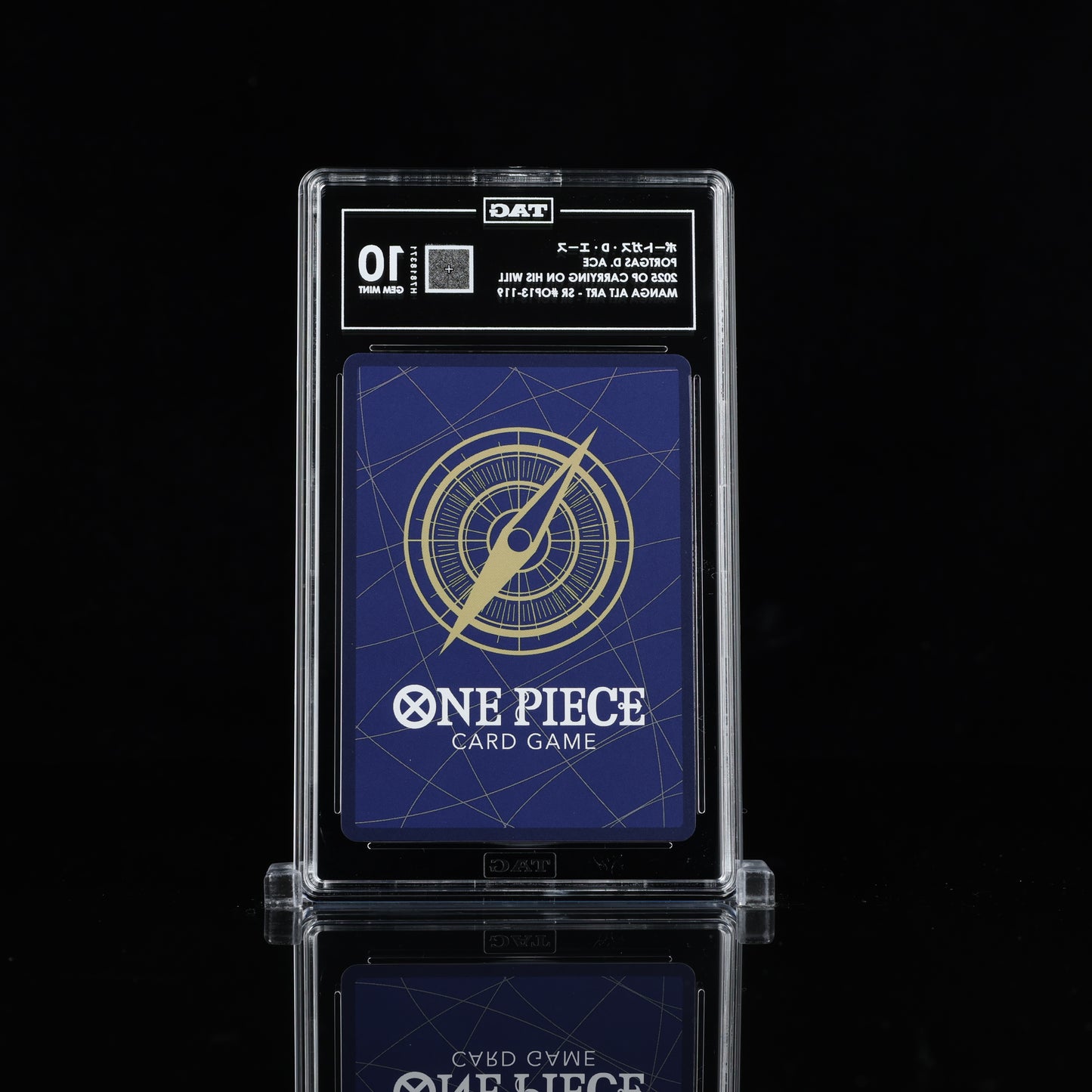 Portgas D Ace | OP13-119 Manga Alt Art | Gem Mint 10 | TAG GRADING