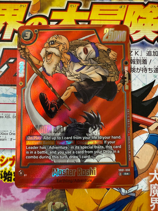 Dragon Ball Super Card Game Manga 01 | SB01-050 Master Roshi R* Alt