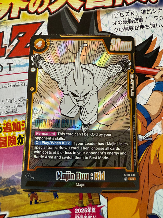 Dragon Ball Super Card Game Manga 01 | SB01-039 Majin Buu : Kid SR