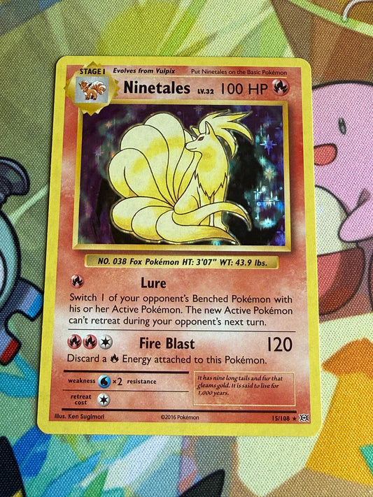 #15 Ninetales Holo | Pokemon Evolutions