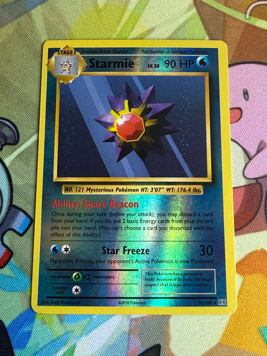 #31 Starmie Reverse Holo | Pokemon Evolutions