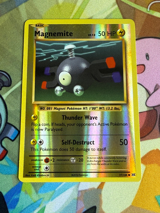 #37 Magnemite Reverse Holo | Pokemon Evolutions