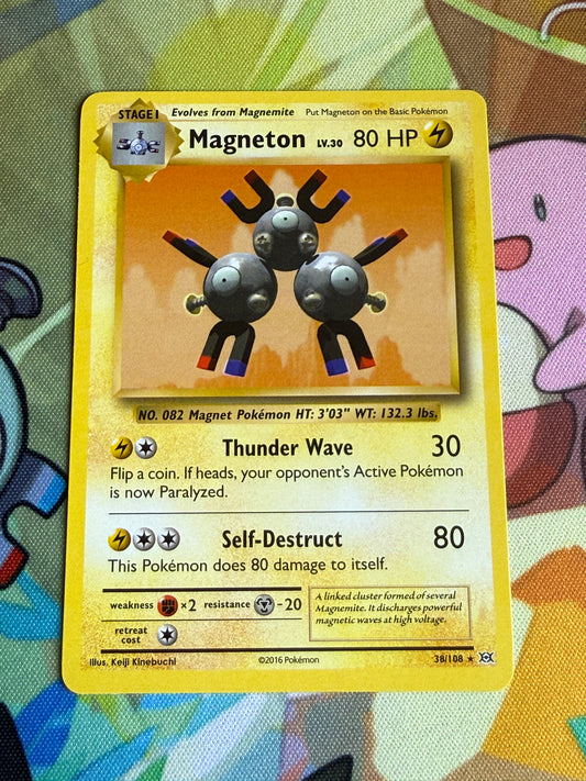 #38 Magneton Non-Holo [Pikachu Power Deck Exclusive] | Pokemon Evolutions