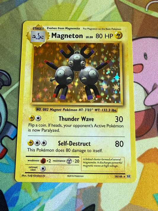#38 Magneton Holo | Pokemon Evolutions