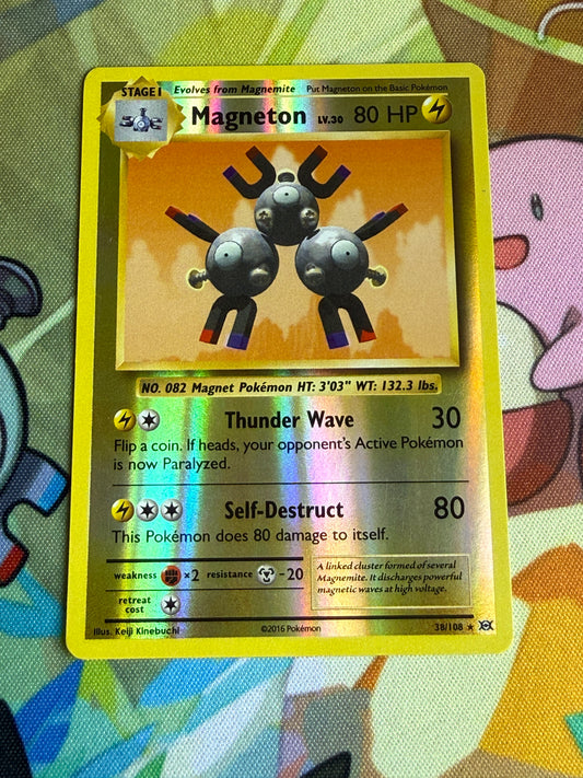 #38 Magneton Reverse Holo | Pokemon Evolutions