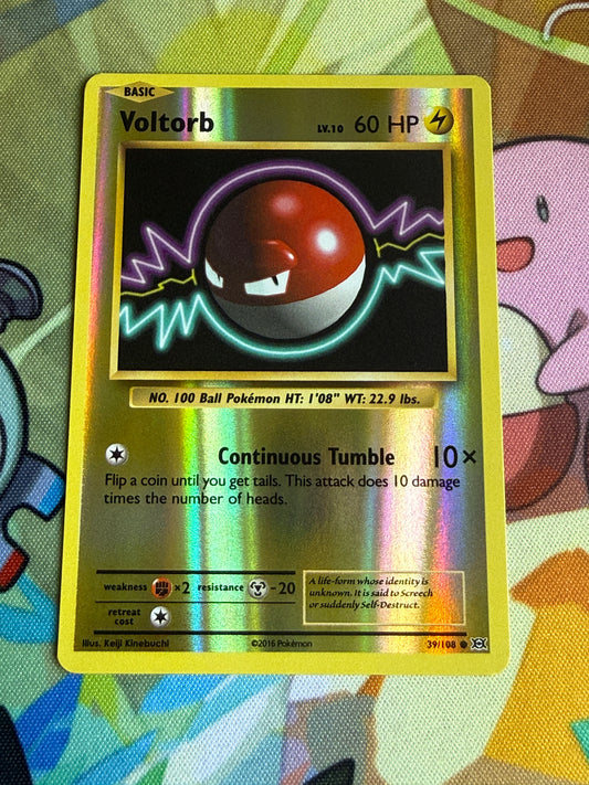 #39 Voltorb Reverse Holo | Pokemon Evolutions