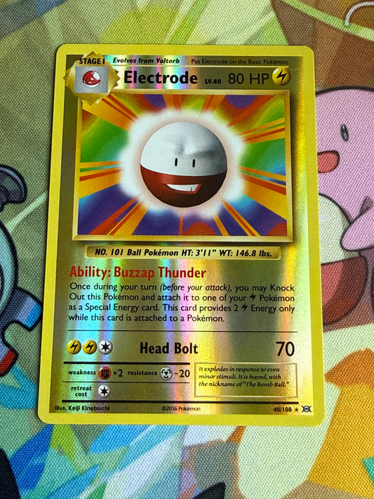 #40 Electrode Reverse Holo | Pokemon Evolutions