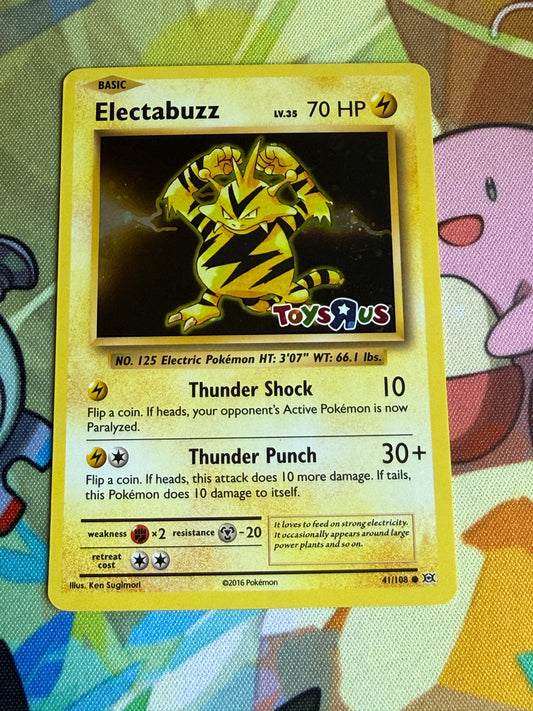 #41 Electabuzz Holo [Toys R Us Stamped] | Pokemon Evolutions