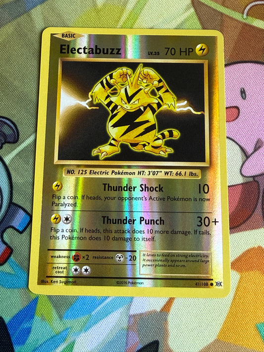 #41 Electabuzz Reverse Holo | Pokemon Evolutions