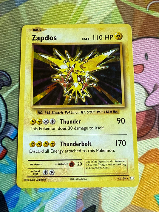 #42 Zapdos Holo | Pokemon Evolutions